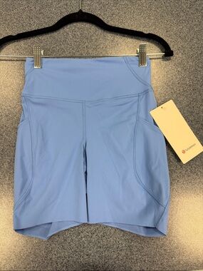lululemon athletica Women's Periwinkle High-Rise Bike Shorts